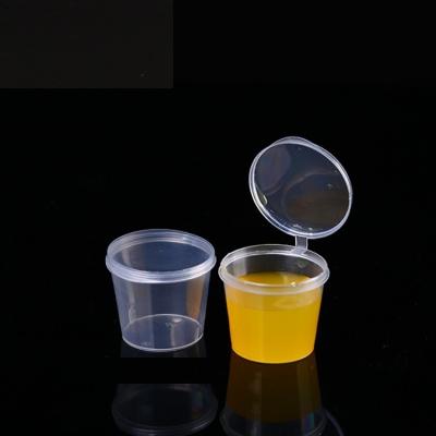 China Good 1/1.5/2/3/3.5/4/4.5/5 Ounce Disposable Prep Container Meal Cup Sauce Sealing Plastic Cup for sale