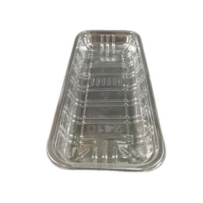 China Environmental protection production of disposable transparent plastic transparent plastic food trays for sale