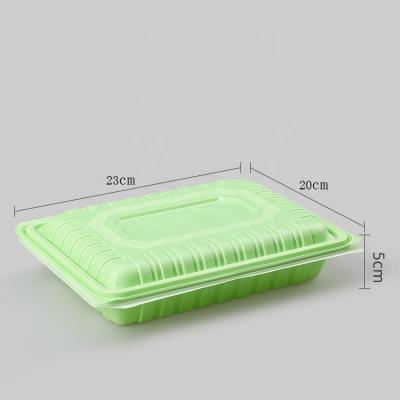 China Freshness Preservation New Product Food Container Disposable Plastic 4 Compartment Bento Lunch Box Storage Box for sale