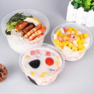 China Environmental Protection 920ml Microwavable Plastic Disposable Food Packaging Container Rice Rolls For Food for sale