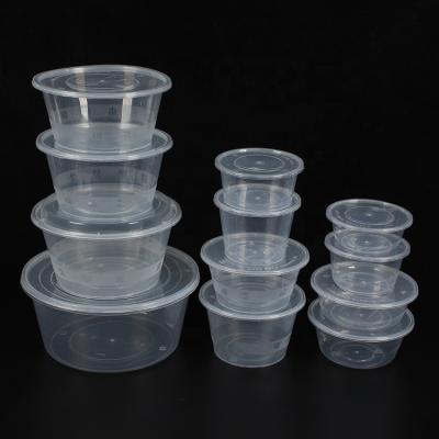 China Wholesale environmental protection disposable white plastic food container 16oz/46ml pp take out microwave safe supplier for sale