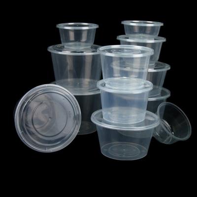 China Wholesale Disposable Environmental Protection Round Disposable Plastic 340ml/12oz/pp Food/Soup Containers For Supply for sale