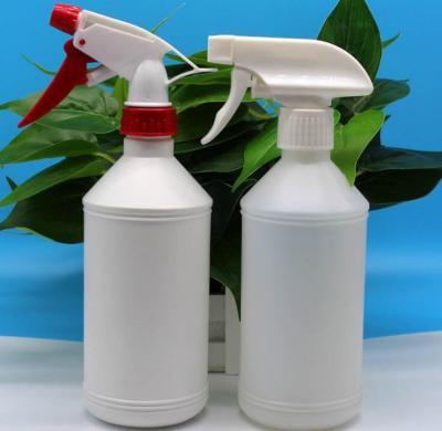 China HDPE 500ml Plastic Chemical Detergent Spray Bottle , Liquid Detergent Bottle Packaging for sale