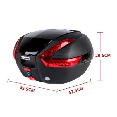 China Cheap Price 35l New Product PP Motorcycle Scooter Delivery Trunk Rear Tail Box Top Case for sale