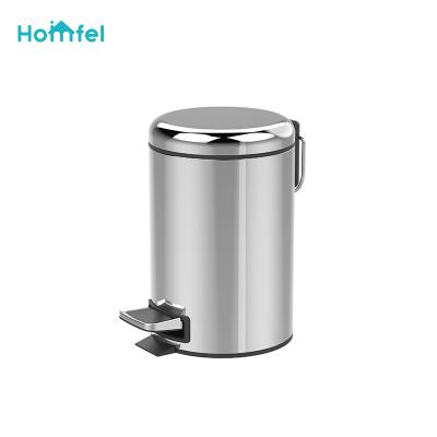 China Round Shape Entry Level Pedal Entry Level Bin Soft Narrow Silver Stainless Steel for sale