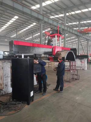 China Hotels Datang DTQZ Multiple Blade Quarry Granite Marble Cutter Bridge Saw Raw Stone Cutting Machine for sale