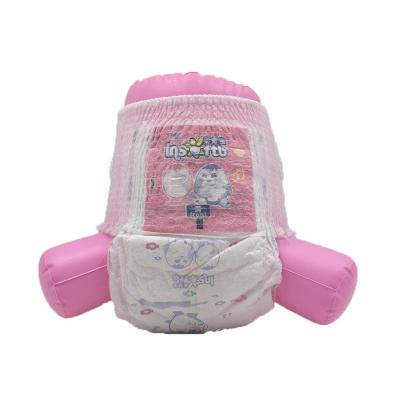 China Printed pull up ultra thin baby diaper design Clothlike breathable for sale