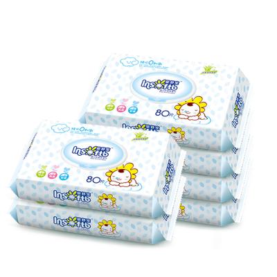 China Wholesale Soft Non-Spunlace Woven OEM Baby Disposable Wet Wipes From SKIN CARE China Factory for sale