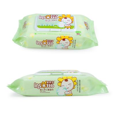 China Daily Life Disposable Branded Baby Hygiene Wet Wipes With Individual Package for sale