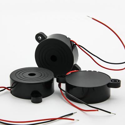 China 42*16MM Black Continuous Piezo Wire Buzzer Self Drive Type for sale