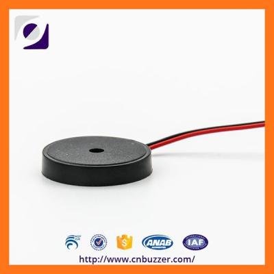 China 6500Hz 10v Black ABS 85db piezo buzzer , Wire Piezoelectric Buzzer For Alarm for sale