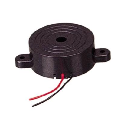 China Aktiver 12V Φ42MM Draht des schwarzen ABS 42x16MM piezo Draht-Summer- zu verkaufen