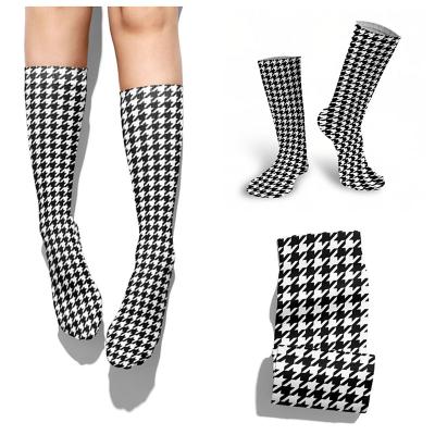 China Breathable Fashion 3D Thousand Birds Pattern Socks Men Women Autumn Winter Casual Socks Comfortable Socks for sale