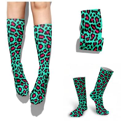 China Breathable Leopard Knocks Fur Crocodile Giraffe Women Animal Socks For Spring Autumn Winter Running Athletic Socks for sale