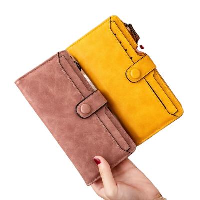 China New 2021 Different Cute Girly Best Selling RFID Summer Leathet Pocket Purses For Girls for sale