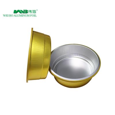 China Food Grade Size Quality Aluminum Disposable Baking Pans Aluminum Foil 1130ml Container for sale