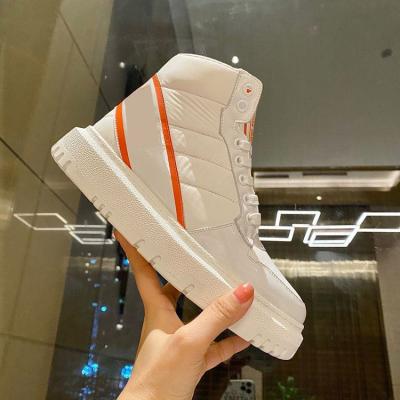 China Height Increasing Patent Leather Casual Trainers sport Shoes High Top 2022 New Model men's Fashion Sneakers for sale