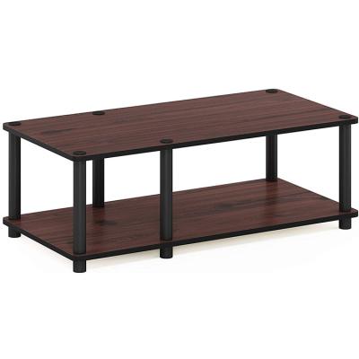 China Extendable Coffee Table with Metal Frame, 2-Tier Tea Table with Storage Shelf with Amz Hot Sale for sale