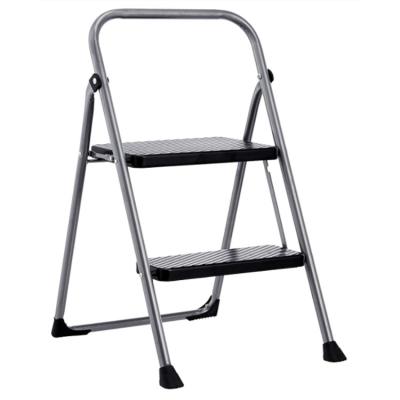 China (Height) Adjustable Folding Step Stool 2 Square Step Ladder With Handrail Capable Of Carrying 200 Pounds Of Weight for sale