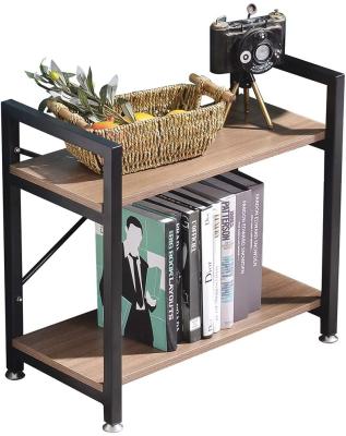 China Expandable Industrial Metal and Rustic Wood Shelf Unit Wall Driftwood Shelves Real Reclaimed Iron Wood Book Shelves Wall Mounted for sale