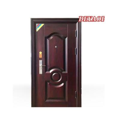 China Chinese style fire protection double high quality simple design bullet proof security door for sale