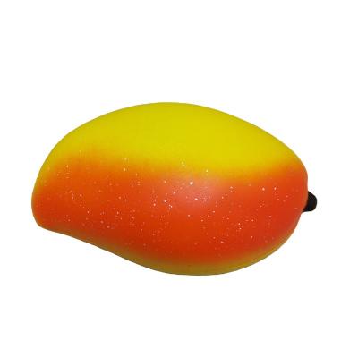 China Promotional Soft Squeeze Toy Pu Mango Shaped Squishy Toys Anti Slow Rising Stress Toy Custom Squishy for sale