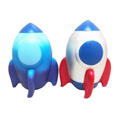 China Promotional Toy Popular Squishy Rocket Slow Rising Squeeze Toys Stress Reliever Squishy Toy for sale