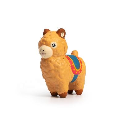 China Promotional Squishy Alpaca Toy Anti Stress Toy Custom Squishy Slow Rising PU Color Printing Squishy Toy Novelty for sale