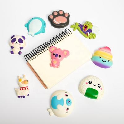 China New Design Promotional Squishy Diary Sticker Slow Rising Toy Customized Toy Notebook Halloween Zombie Squishy Toys for sale