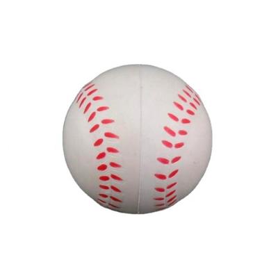 China Custom Promotional Toy PU Foam Baseball Anti Squishy Baseball Squeeze Relief Squeeze Balls Toy PU Strain Ball for sale