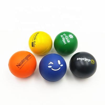 China Toy Custom Logo Promotional Stress Ball PU Ball Stress Reliever Antistress Ball PU Stress Reliever for sale