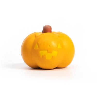 China Slow Rising Toy New Wholesale Pu Foam Craft Foam Pumpkins Promotional White Ball Stress Relief PU Squishy Toy for sale