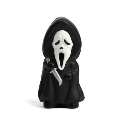 China Promotional Toy Halloween Slow Rebound PU Foam Toy Simulation Witch Decompression Duct Toys PU Stress Ball for sale