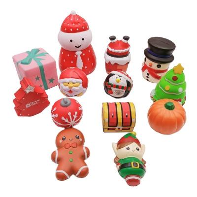 China Promotional Toy Making Promotion Christmas Gift Set Hot Selling PU Stress Toy Set New PU Foam Squishy Toy Set for sale