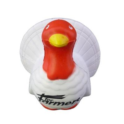 China PU Foam Promotional Toy Custom Anti Stress Turkey Toys The Relaxation PU Stress Ball for sale