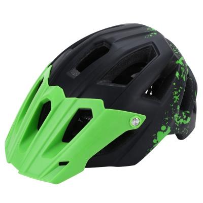 China MTB Sun Visor PC Tech Mountain Bike In-mold Helmet for sale