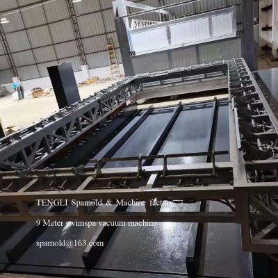 China Efficient hot tub/jacuzzi pool factory manufacturing spa hot tub swimspa pool acrylic sheet vacuum theroforming machine for sale