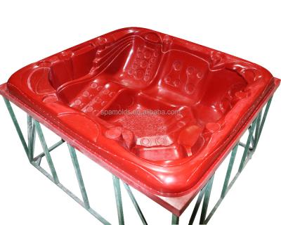 China Fiberglass reinforce plastic 2019 durable, economical, easy remedition, time saving operation and customize vacuum bathtub hottub / spa mold for sale