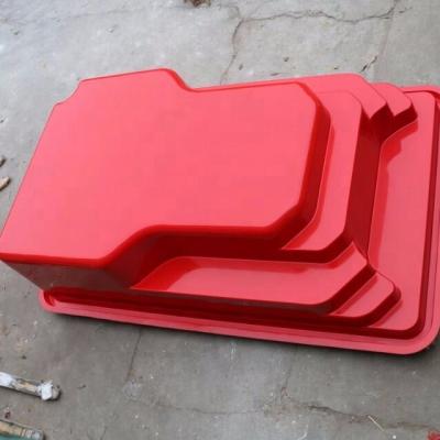 China Fiberglass reinforce plastic durable, economical, easy remediation, time saving operation and customize vacuum pool mold for sale