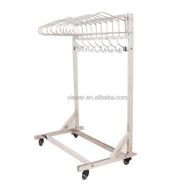 China X-ray room. X-ray service | hight quality mobile radiology mobile stainless steel advance apron stand trolley for sale for sale