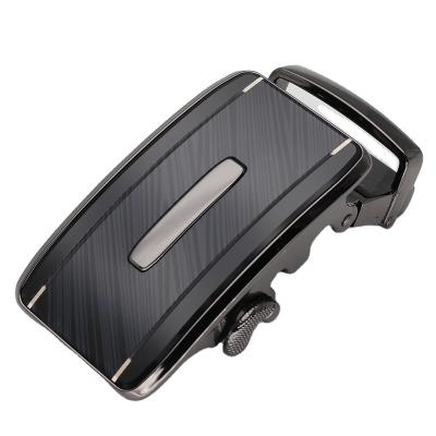 China Black Zinc Alloy Automatic Belt Buckle Metal Automatic Belt Buckle For Men for sale