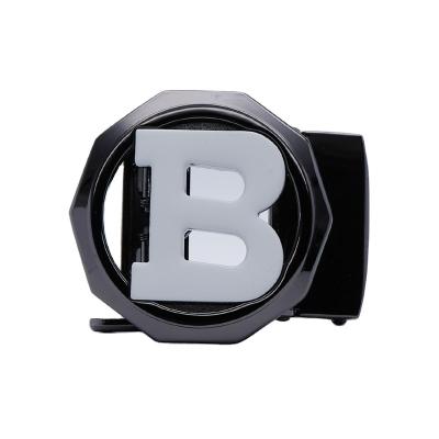 China BB Auto Custom White Buckle Designer Belt Buckles Factory Belt Metal Plastic Belt Buckles For Men for sale