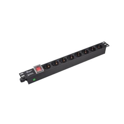 China European Standard 19 Inch 1U 16A 8 Way Extracting PDU For Miner TUL-GER (16) N1008WKPB19A for sale