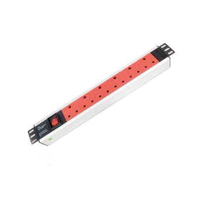 China 16A 1.5U 6 Ways Tactical Rack Mining Afria South Type Switchable PDU TUL-RSA (16) N1506WKPB19A for sale