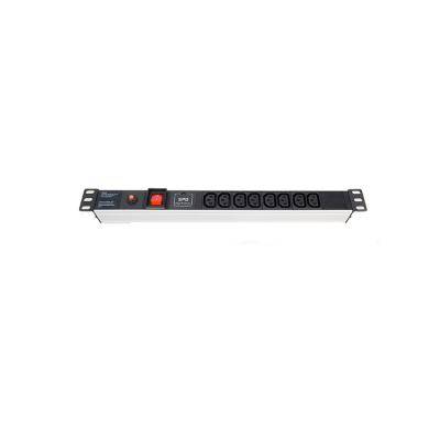 China 19 inch 1u 250V 16A 8 way rack smart pdu c13 TUL-IEC (C13) N1008WKPGZDY20W19A for sale