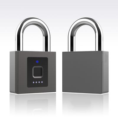 China Smart Fingerprint Door Lock Fingerprint Padlock TU Ya Key Less IP 67 Warehouse Door Lock Waterproof Wireless Anti-theft Padlock for sale