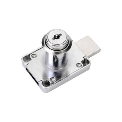 China Traditional High Security Housing Furniture Hardware Hardware Mounting Disc Zinc Alloy Die Cast Cam Lock And Cylinder For Drawer Cabinets for sale