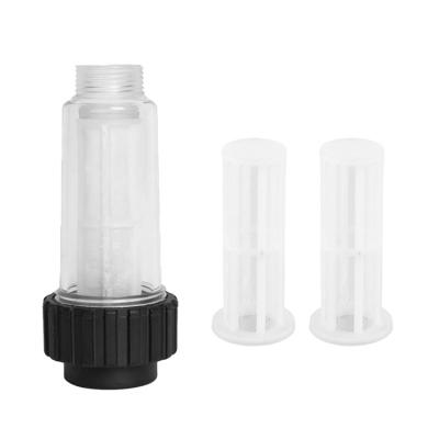 China Car Water Filter Pressure Joints With 3/4 Inch Water Connection Including Filter Insert for sale