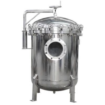 China High Filtration Stainless Steel liquid double bag filter housing for sale