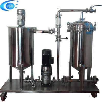 China Separation Function Stainless Steel Diatomite Alcohol Filter for Filtering Impurities for sale